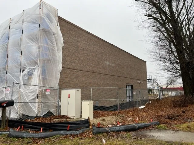 New building exterior.